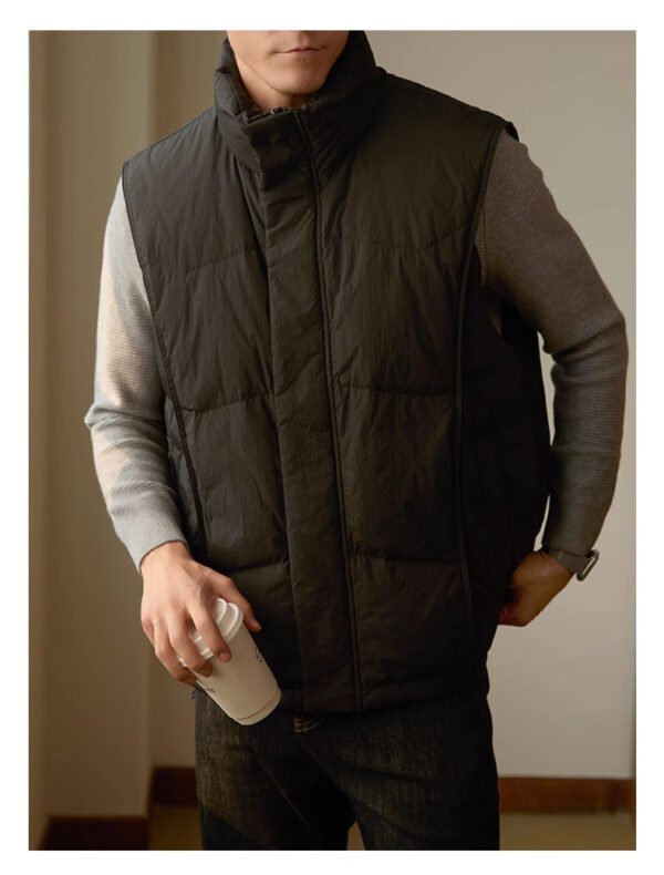 Stand-up Collar Thick Warm Men's Business Casual Jacket - Image 6