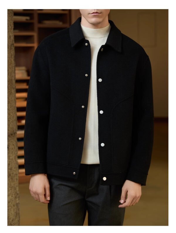 Double-sided Woolen Coat Men's 100 Wool High-end Leisure - Image 10