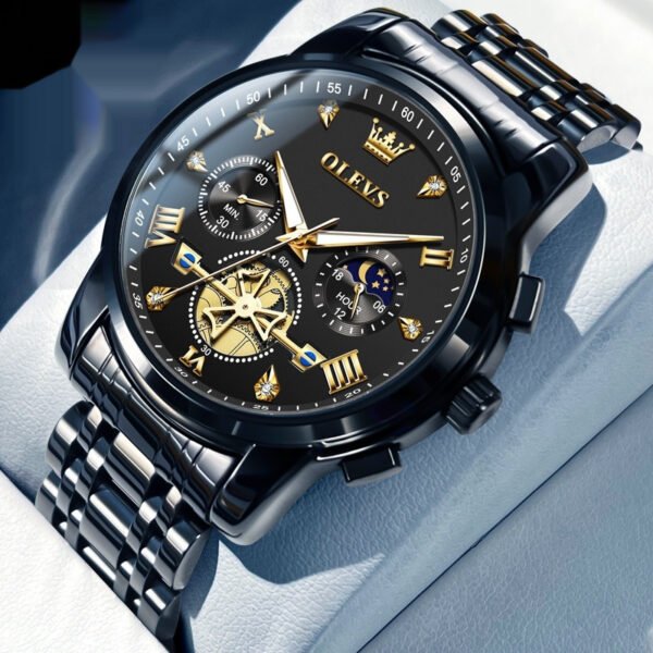 Multifunctional Waterproof Quartz Watch Luminous - Image 3