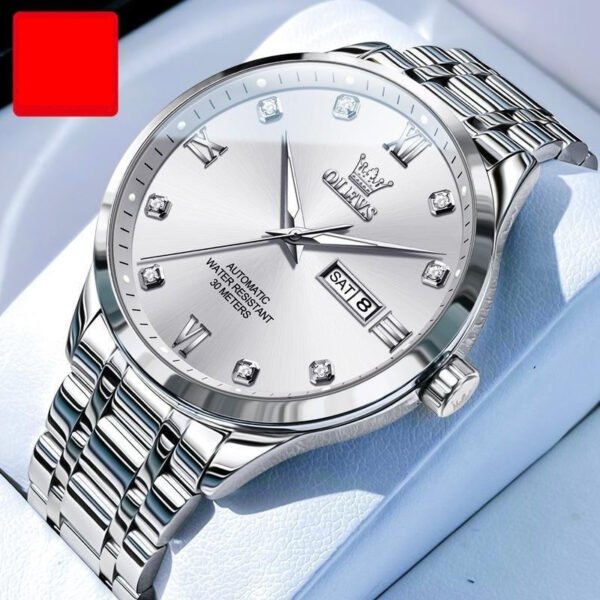 Men's Waterproof Automatic Mechanical Watch - Image 9