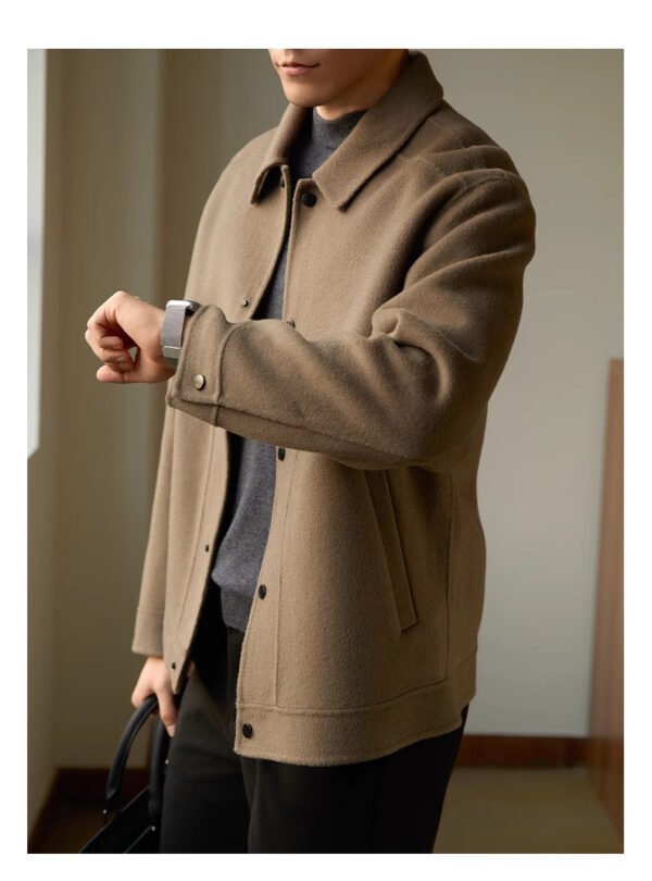 Double-sided Woolen Coat Men's 100 Wool High-end Leisure - Image 8