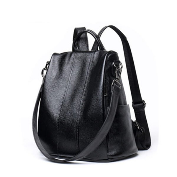 Fashion Backpack Genuine Leather Women - Image 6