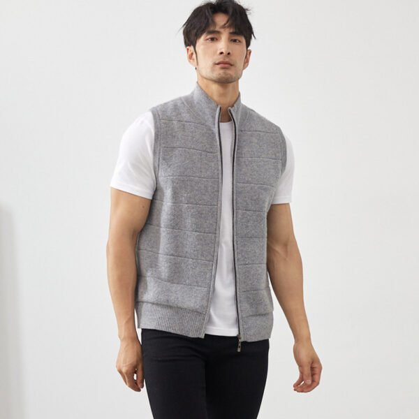 Men's Half-high Collar Vest Loose Thick - Image 3