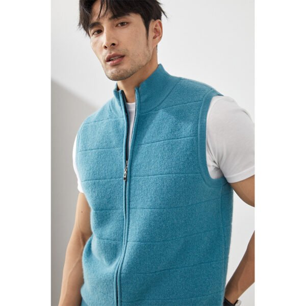 Men's Half-high Collar Vest Loose Thick - Image 5