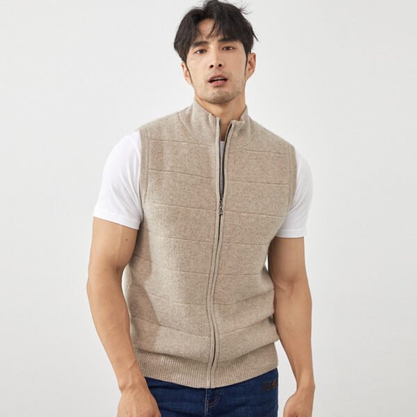 Men's Half-high Collar Vest Loose Thick - Image 7