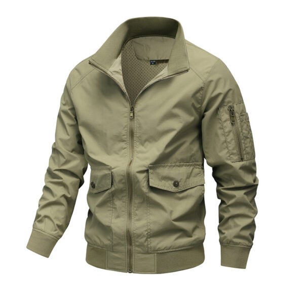 Men's Jacket Fashion Polo Collar Youth Warm - Image 5