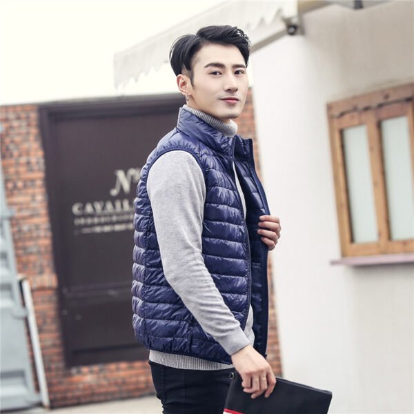 Lightweight Down Men's Vest Lightweight Plus Size - Image 4