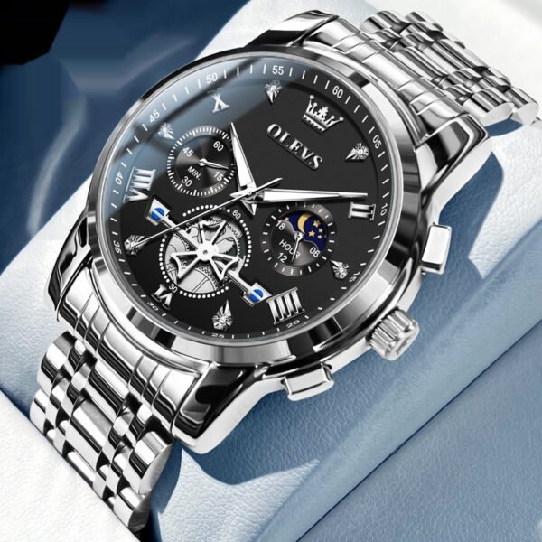 Multifunctional Waterproof Quartz Watch Luminous - Image 8