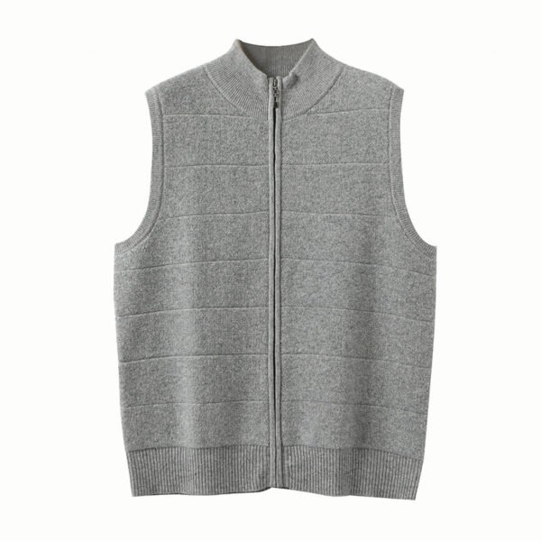 Men's Half-high Collar Vest Loose Thick - Image 4