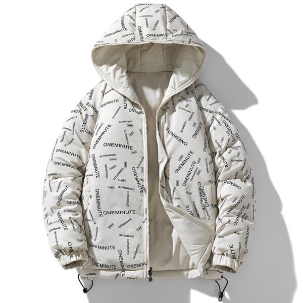 Men's Double-sided Down Cotton-padded Jacket Plus Size Winter Thicken Thermal - Image 2