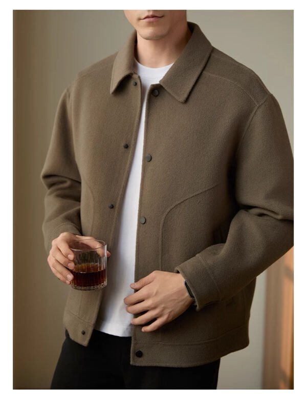Double-sided Woolen Coat Men's 100 Wool High-end Leisure - Image 7