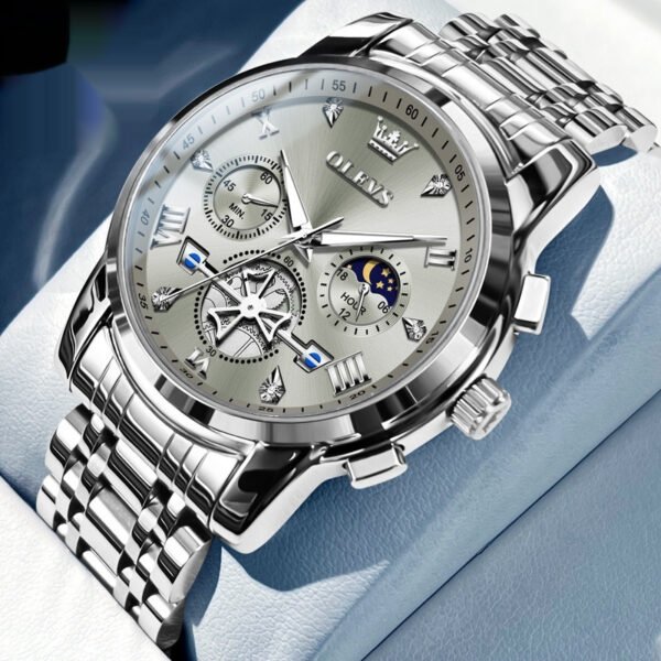 Multifunctional Waterproof Quartz Watch Luminous - Image 6