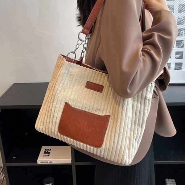 College Student Shoulder Bag For Class Commuter Tote - Image 3