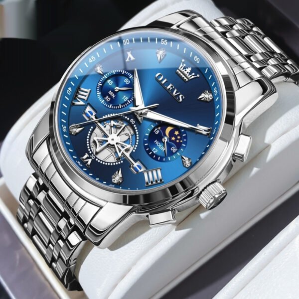 Multifunctional Waterproof Quartz Watch Luminous - Image 4