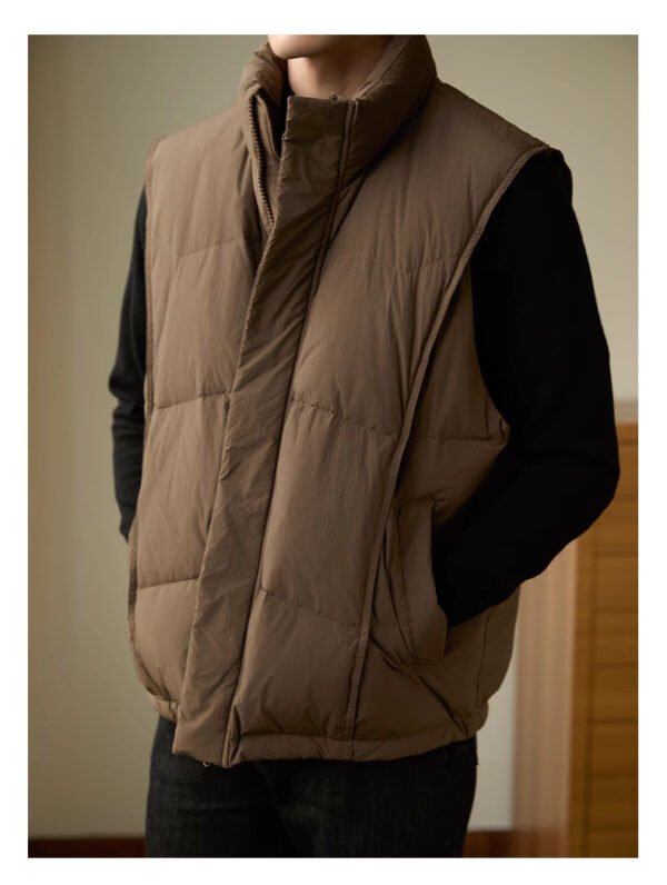 Stand-up Collar Thick Warm Men's Business Casual Jacket - Image 5
