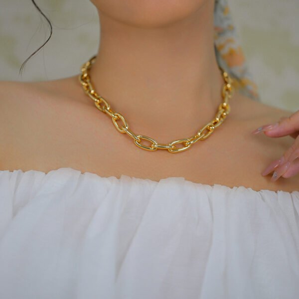 Interlocking Necklace For Female Niche Design Simple And Minimalist - Image 2