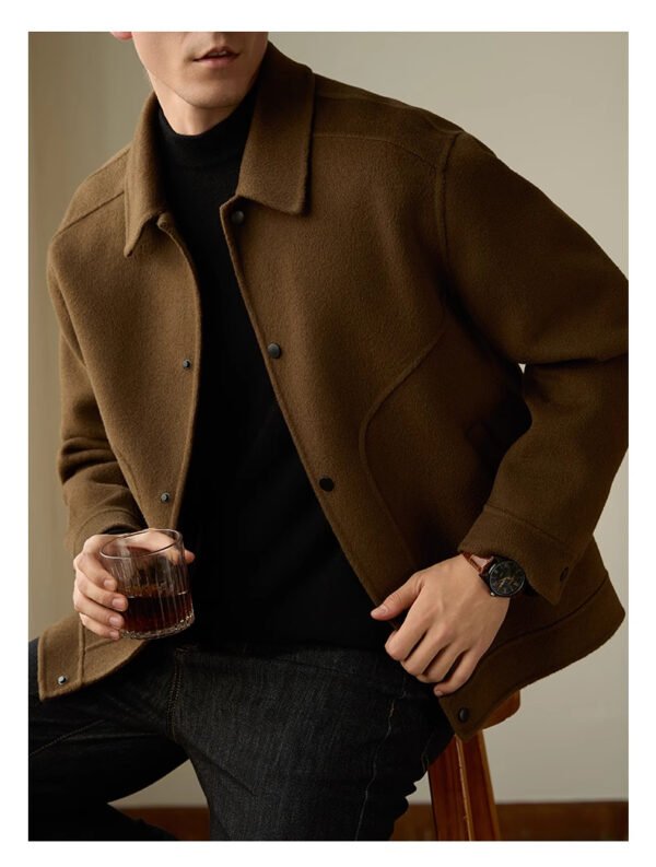 Double-sided Woolen Coat Men's 100 Wool High-end Leisure - Image 2