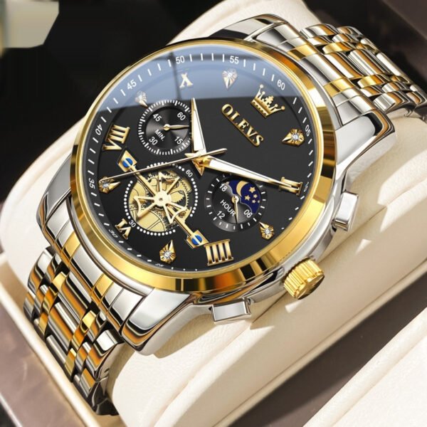 Multifunctional Waterproof Quartz Watch Luminous - Image 7