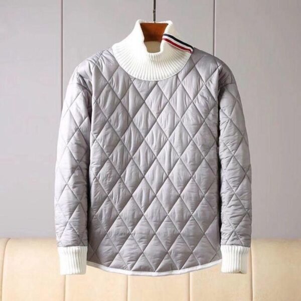 Men's Fashion Thickened Thermal Turtleneck Cotton Suit - Image 3