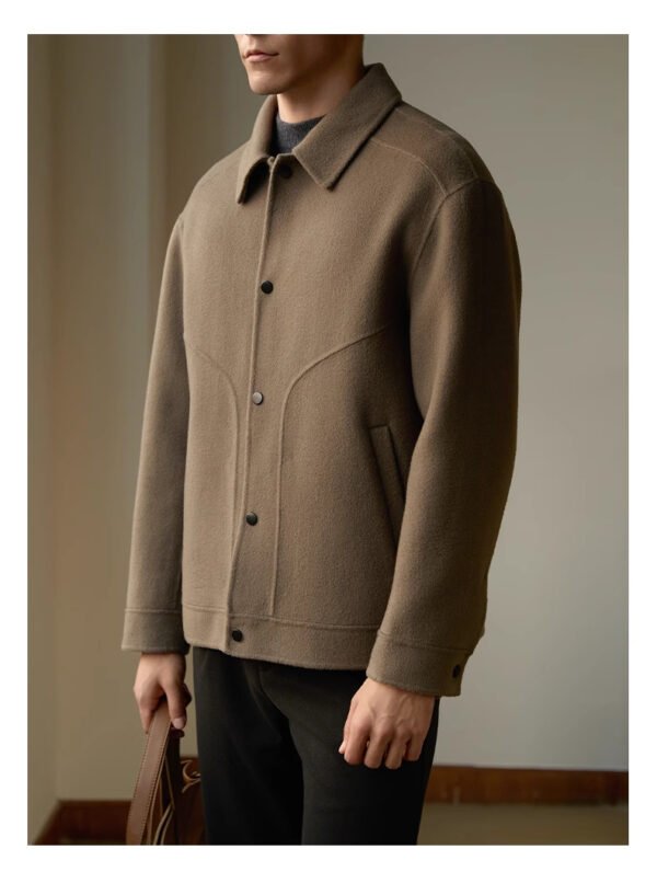 Double-sided Woolen Coat Men's 100 Wool High-end Leisure - Image 5